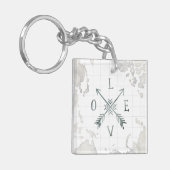 Porte-clés Amour de l'aventure III | d'envie de voyager (Devant gauche)