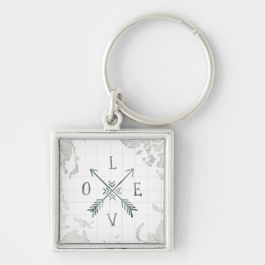 Porte-clés Amour de l'aventure III | d'envie de voyager (Devant)