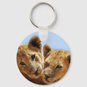 Porte-clés Amour de lion de bébé