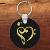 Porte-clés Amour de musique (Recto)