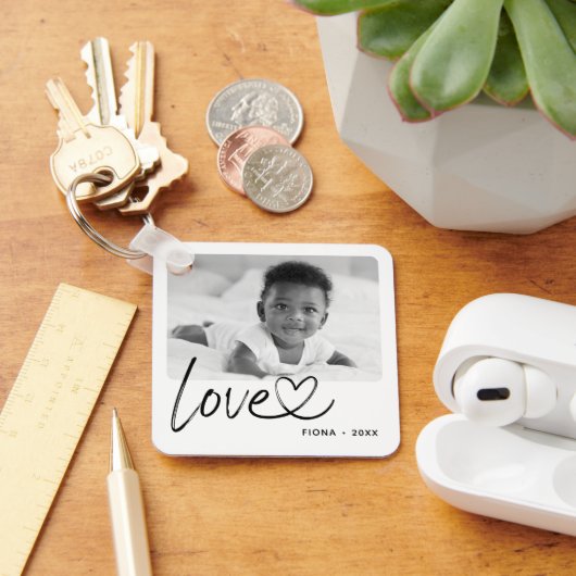 Porte-clés Amour de photo moderne 2 (Bureau)