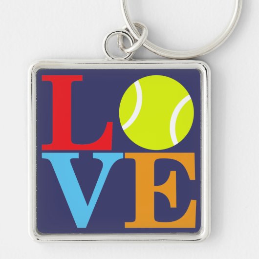 Porte-clés AMOUR de tennis d'as (Devant)