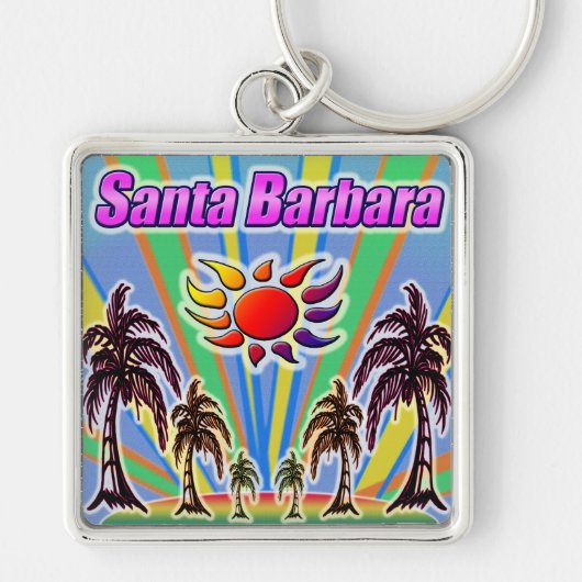 Porte-clés Amour d'été de Santa Barbara (Devant)