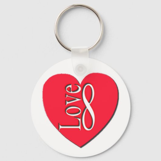 Porte-clés Amour du coeur (8) Infinité (Recto)