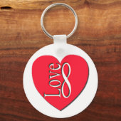 Porte-clés Amour du coeur (8) Infinité (Recto)