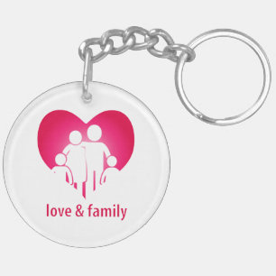 Porte-clés Amour et famille