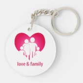 Porte-clés Amour et famille (Dos)