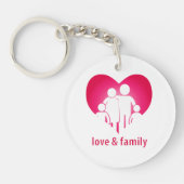 Porte-clés Amour et famille (Devant)