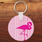 Porte-clés Amour Flamant rose (Recto)