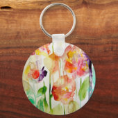 Porte-clés amour floral (Recto)