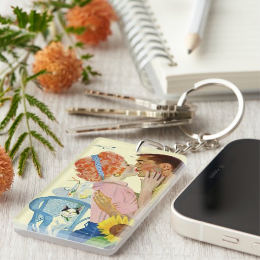 Porte-clés Amour-Frappé (Devant droit)