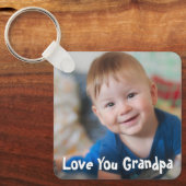 Porte-clés Amour Fun You Grand-Père Photo (Recto)