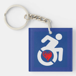 Porte-clés Amour Handicap