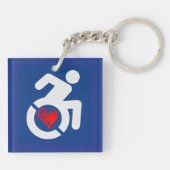 Porte-clés Amour Handicap (Dos)