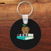 Porte-clés Amour Inspirer Empreinte de léopard Apple Enseigna (Recto)