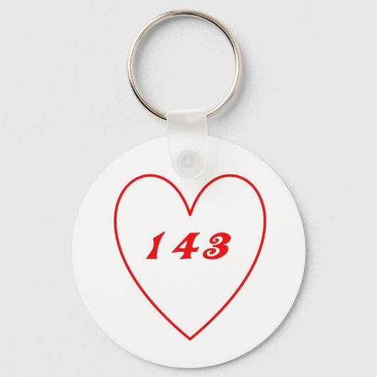 Porte-clés Amour, Je T'Aime (Recto)