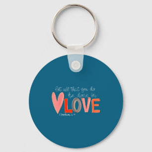 Porte-clés Amour Laissez Tout Fait Cœur Saint-Valentin