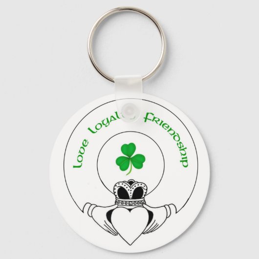 Porte-clés Amour, Loyauté, Amitié Claddah (Recto)