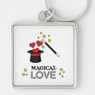 Porte-clés Amour magique - Noir