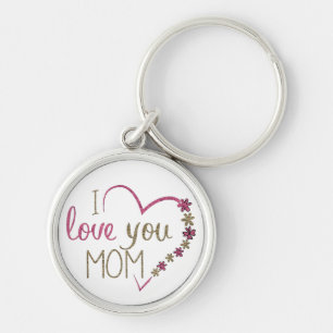 Porte-clés Amour Maman Mères Jour Coeur