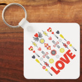 Porte-clés AMOUR Minuscule Anniversaire (Recto)