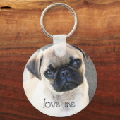 Porte-clés amour-moi - mignons serres (Recto)