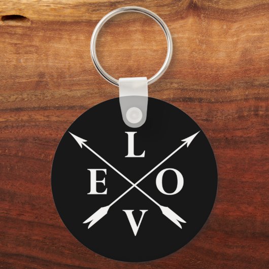 Porte-clés amour monogrammé (Recto)