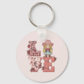 Porte-clés Amour occidental rétro (Recto)