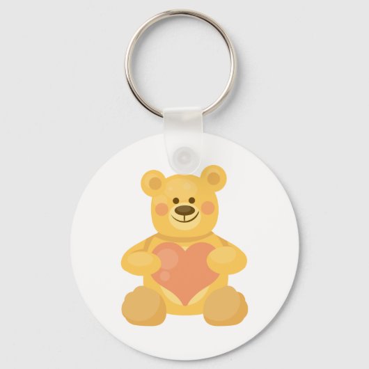 Porte-clés Amour Ours (Recto)