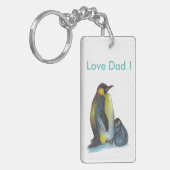 Porte-clés Amour Papa Porte - clé de pingouins (Devant gauche)