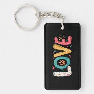 Porte-clés AMOUR Patte – Typographie Artistique pour Amoureux