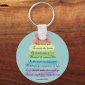 Porte-clés "Amour" Poème Cadeaux Artsy Tree Design (Recto)