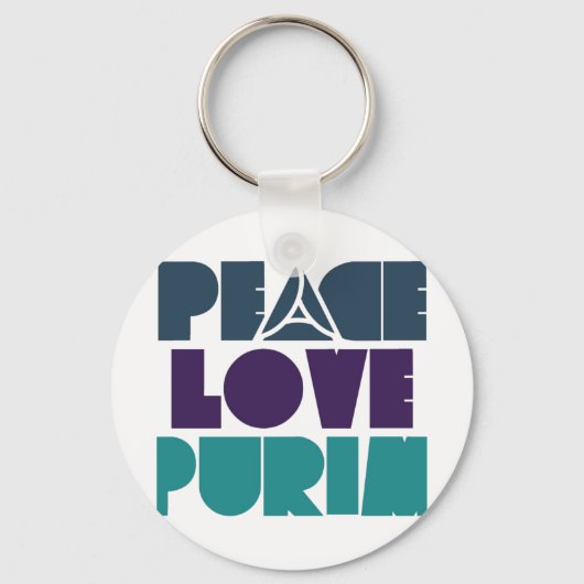 Porte-clés Amour Purim de paix (Recto)