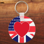 Porte-clés Amour USA/UK (Recto)