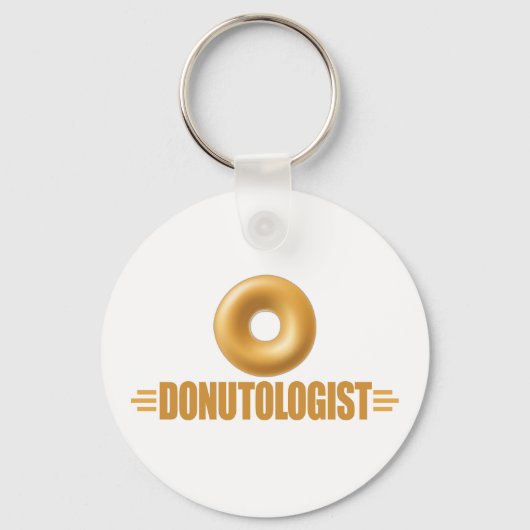 Porte-clés Amoureux de Donut glacé drôle (Recto)