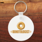 Porte-clés Amoureux de Donut glacé drôle (Recto)