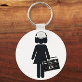 Porte-clés Amoureux de la musique (Recto)