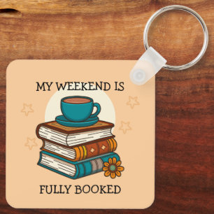 Porte-clés Amoureux de livres week-end complètement réservé