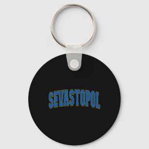 Porte-clés Amoureux de l'Ukraine Patriotique Fier Sevastopol