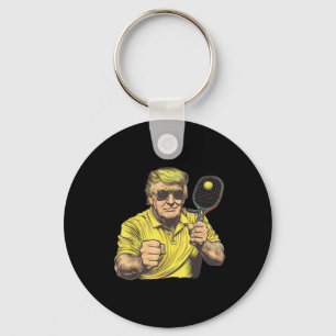 Porte-clés Amoureux de Pickleball amusant Graphics Pickle Bal