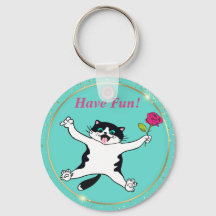 Amoureux des chats Tuxedo Chat S'Amusent