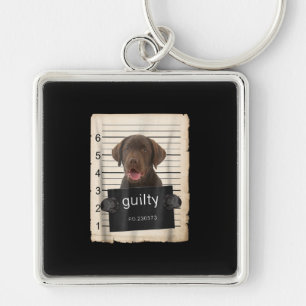 Porte-clés Amoureux des chiens Chocolat de culpabilité Labr