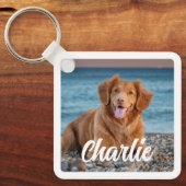 Porte-clés Amoureux des chiens Personnalisé Animaux de compag (Recto)