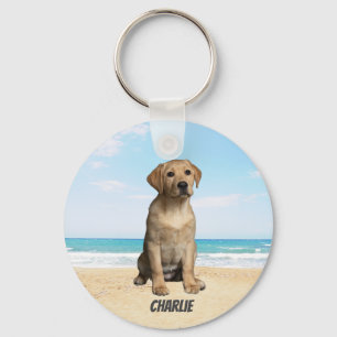 Porte-clés Amoureux des chiens photo pour animaux de compagni