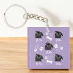 Porte-clés Amoureux des chiens photo pour animaux de compagni<br><div class="desc">Ce "Personalized Pet Photo Amoureux des chiens Instagram Porte - clé" est l'accessoire parfait pour les amateurs de familiers. Montrez votre amour pour votre ami furry en téléchargeant une photo préférée, encadrée dans un design de style Instagram. Compact et élégant, ce porte - clé vous permet de porter une mémoire...</div>