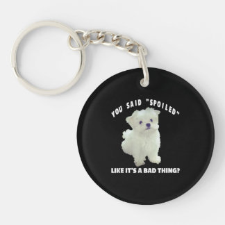 Porte-clés Amoureux des chiens | Vous avez dit Spoiled Like I
