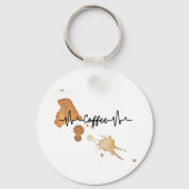 Porte-clés amoureux du café (Recto)