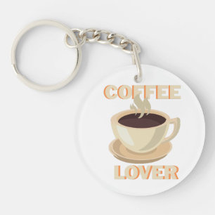 Porte-clés Amoureux du Café – Mignon et Confort pour les Fans