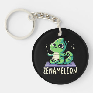 Porte-clés Amoureux du caméléon