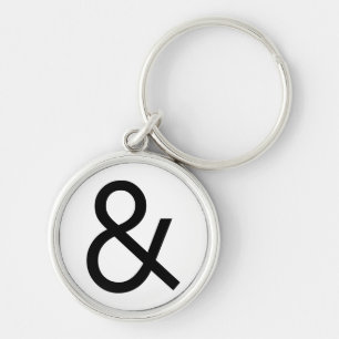 Porte-clés Ampersand - Noir